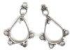 SS2461 1 pair of 28x19mm Bali Chandelier Earrings